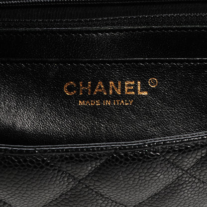 Chanel Caviar Jumbo Single Flap Black 7 of 9