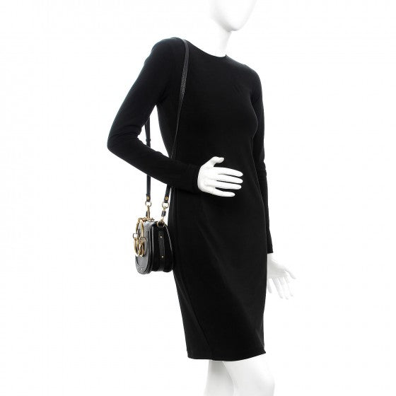 Calfskin Small Nile Bracelet Bag Black