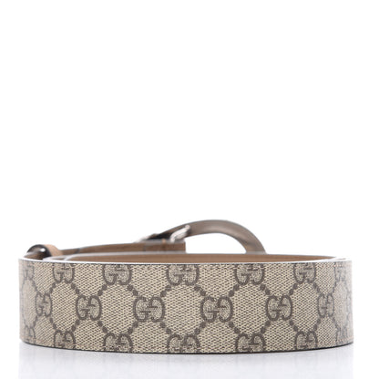 Gucci GG Supreme Monogram Suede Dionysus 40mm Belt 90 36 Beige Taupe 3 of 6