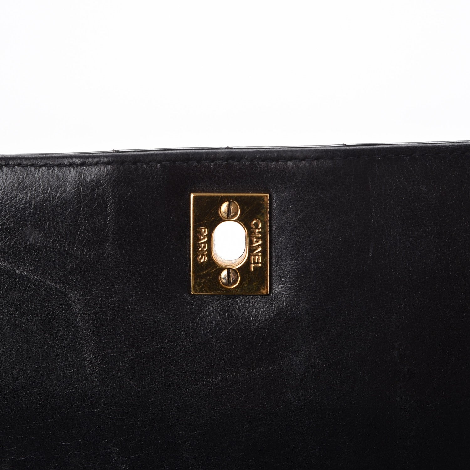 Chanel Patent Vertical Quilted Medium Single Flap Black 12 of 13