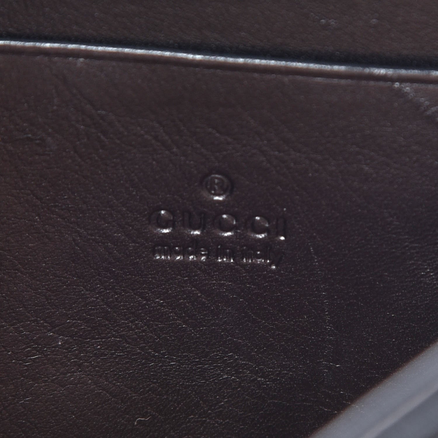 Gucci Calfskin Matelasse Mini GG Marmont Chain Wallet Black 8 of 14