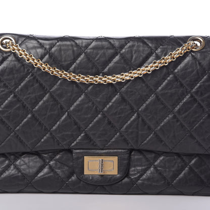 Chanel Aged Calfskin Quilted 2.55 Reissue 227 Flap Black 9 of 15