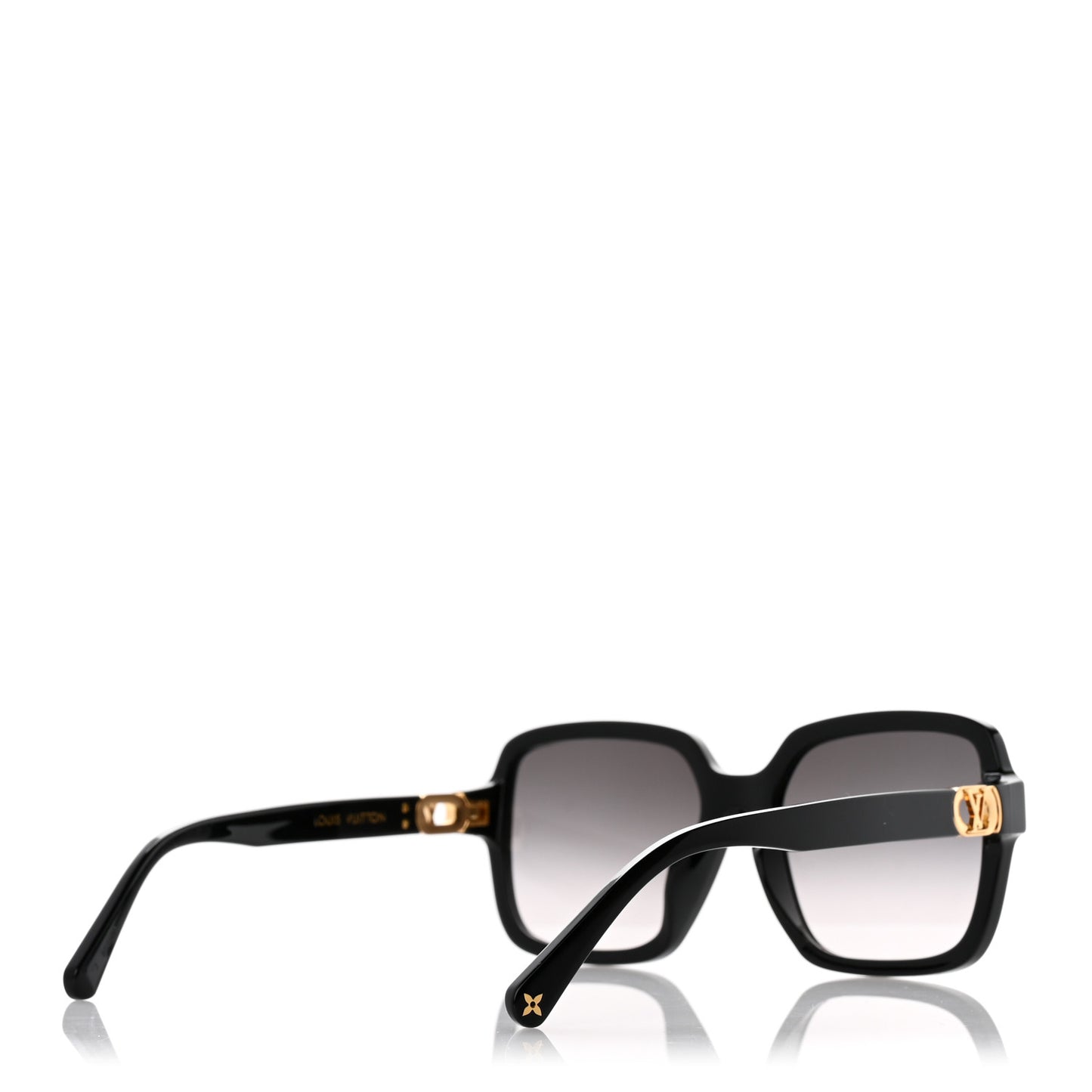 Acetate Mini Link Soft Square Sunglasses Z1727E Black