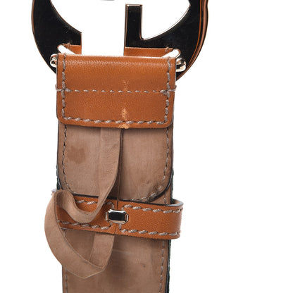 Gucci Calfskin Web Interlocking G Belt 85 34 5 of 8