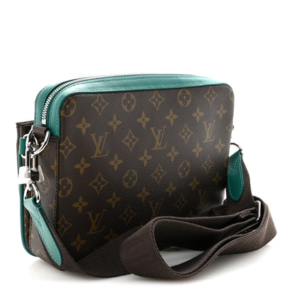 Louis Vuitton Monogram Macassar Trio Messenger Borneo Green 3 of 9