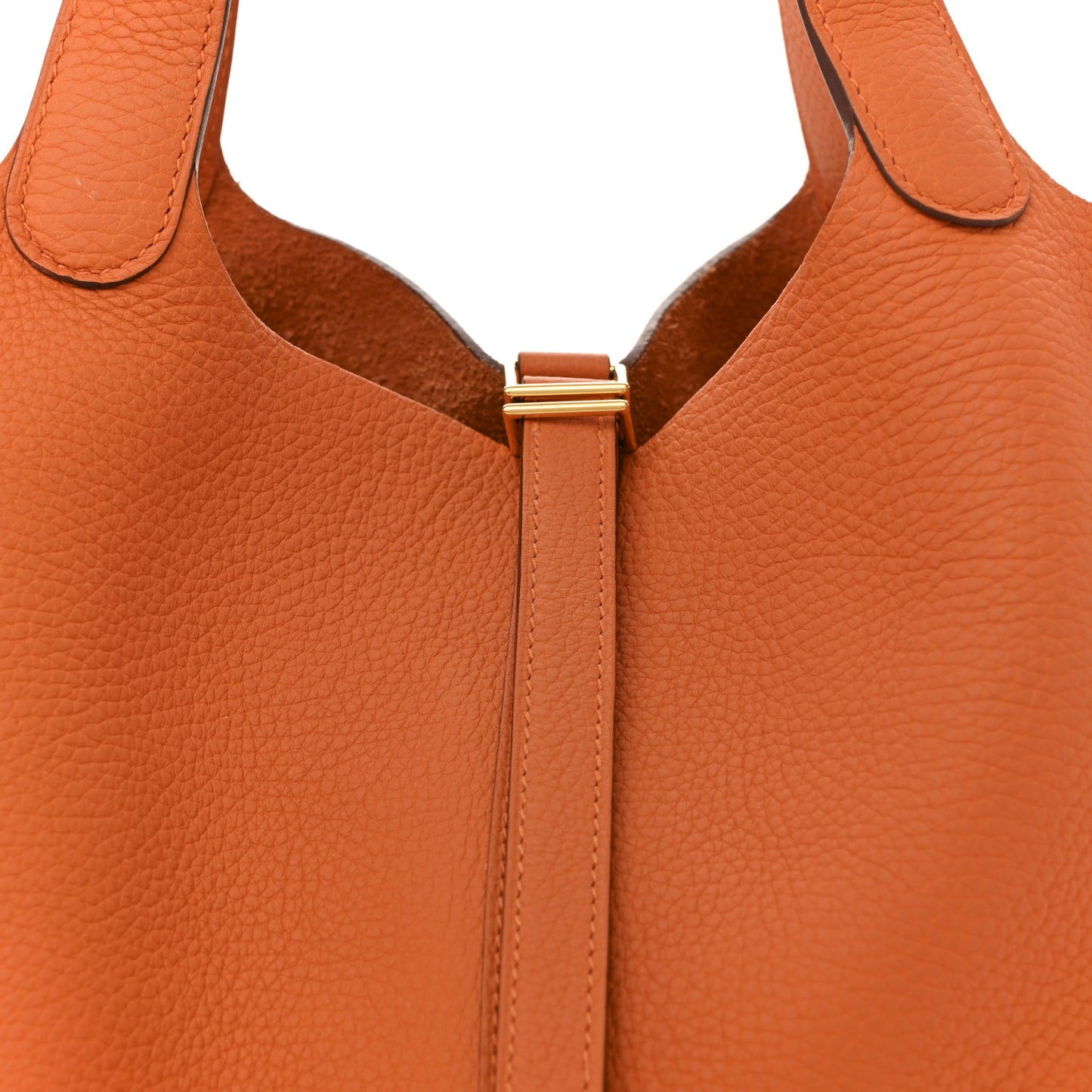 Taurillon Clemence Picotin Lock 22 MM Orange