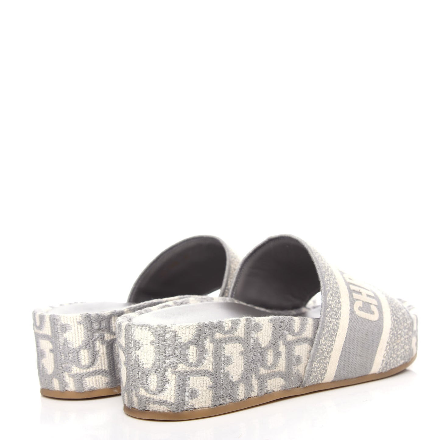 Oblique D-Way Platform Sandal 37 Grey Stone