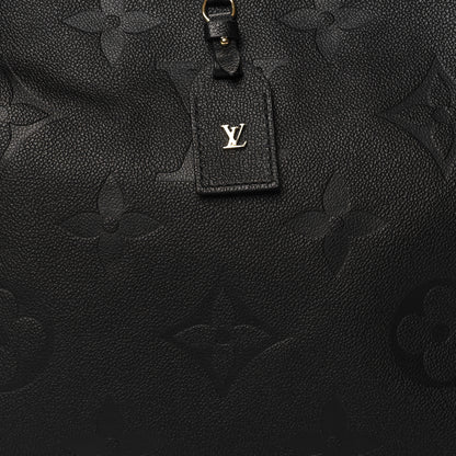 Louis Vuitton Empreinte Monogram Giant CarryAll MM Black 8 of 10