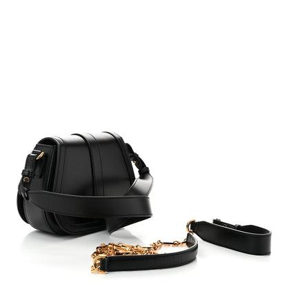 Versace Calfskin Small Greca Goddess Shoulder Bag Black 3 of 10