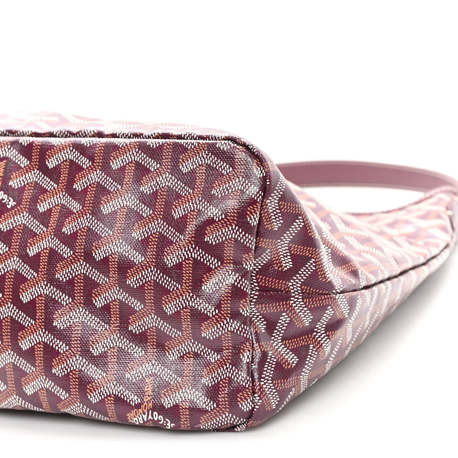 Goyard Goyardine Boheme Hobo Burgundy 11 of 12