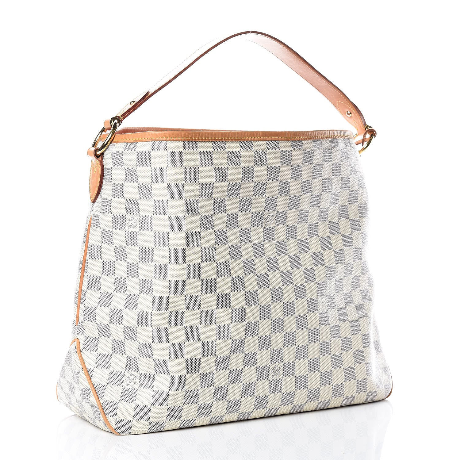 Louis Vuitton Damier Azur Delightful MM Pink 3 of 13