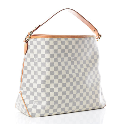 Louis Vuitton Damier Azur Delightful MM Pink 3 of 13