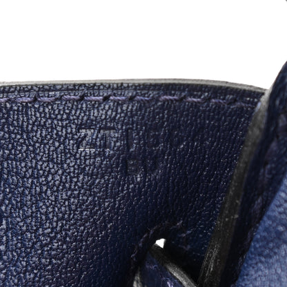 Hermes Togo Birkin 30 Bleu Saphir 7 of 13