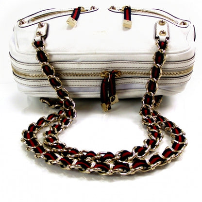Gucci Leather Small Capri Tote White 6 of 11
