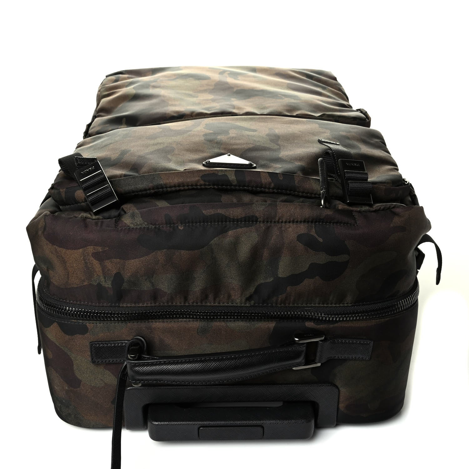 Prada Tessuto Nylon Saffiano Camouflage Trolley Luggage Mimetico 7 of 7