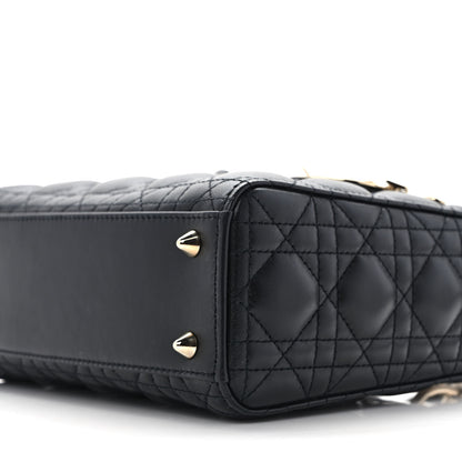 Christian Dior Lambskin Cannage Small My ABC Lady Dior Black 9 of 10