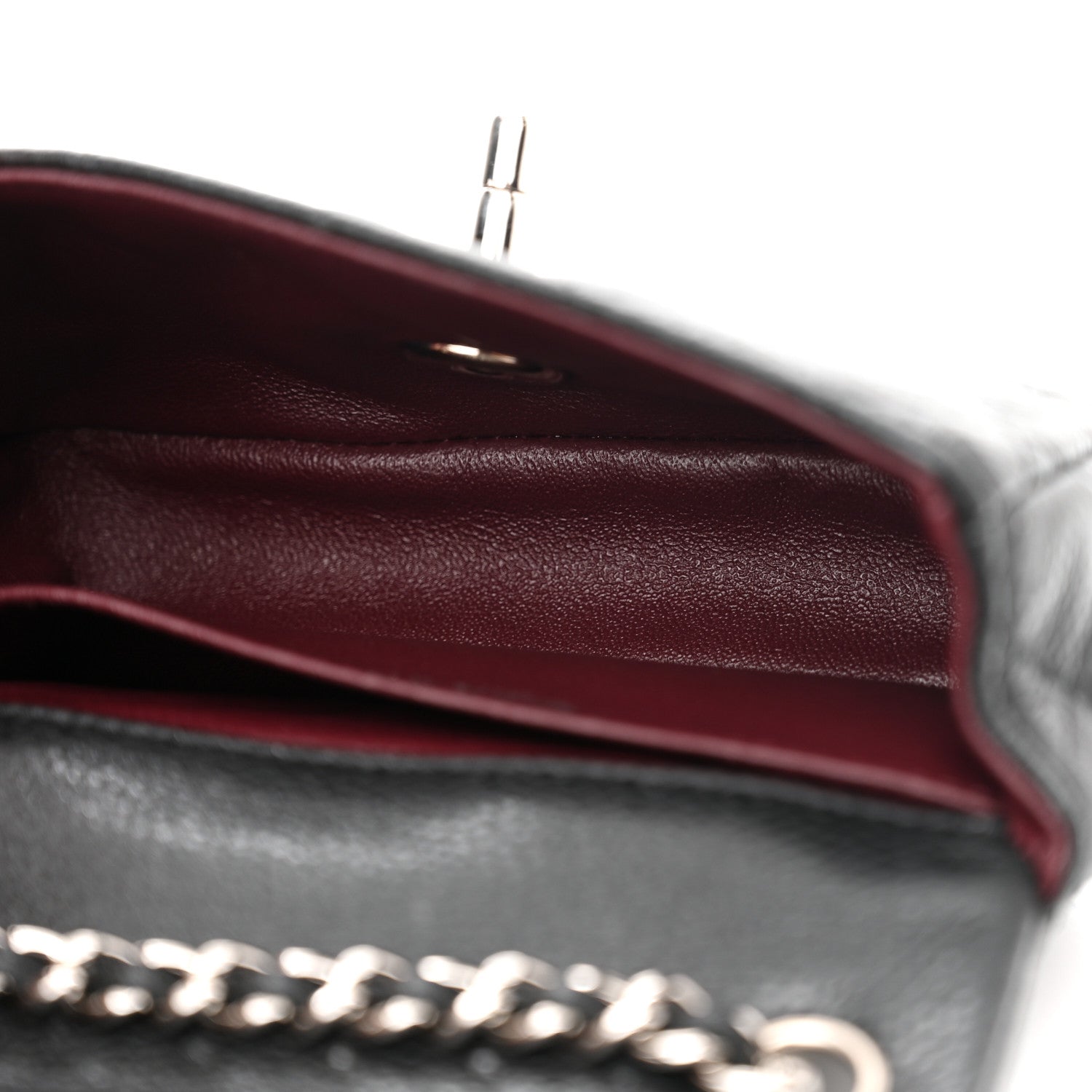 Chanel Caviar Quilted Double Mini Flap Crossbody Black 6 of 13