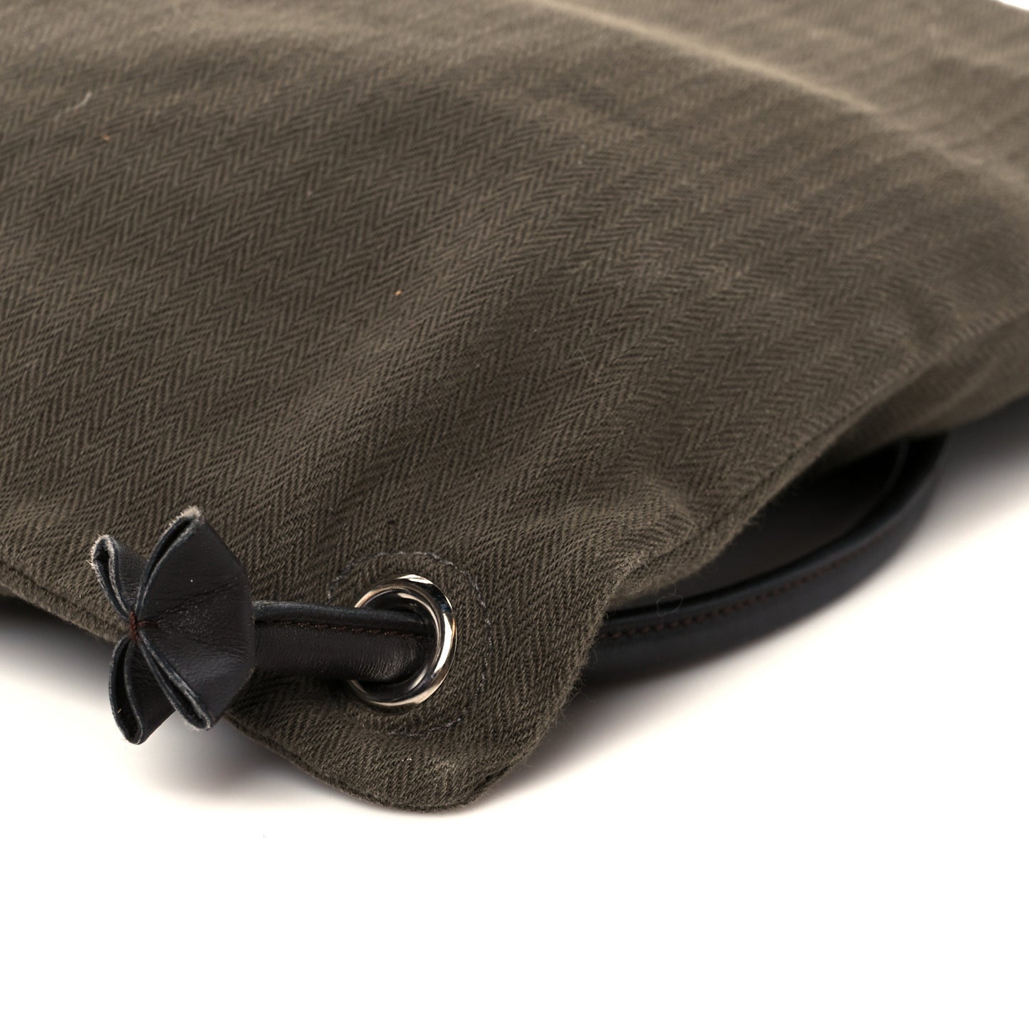 Herringbone Canvas Swift Maline Bag Kaki Ebene