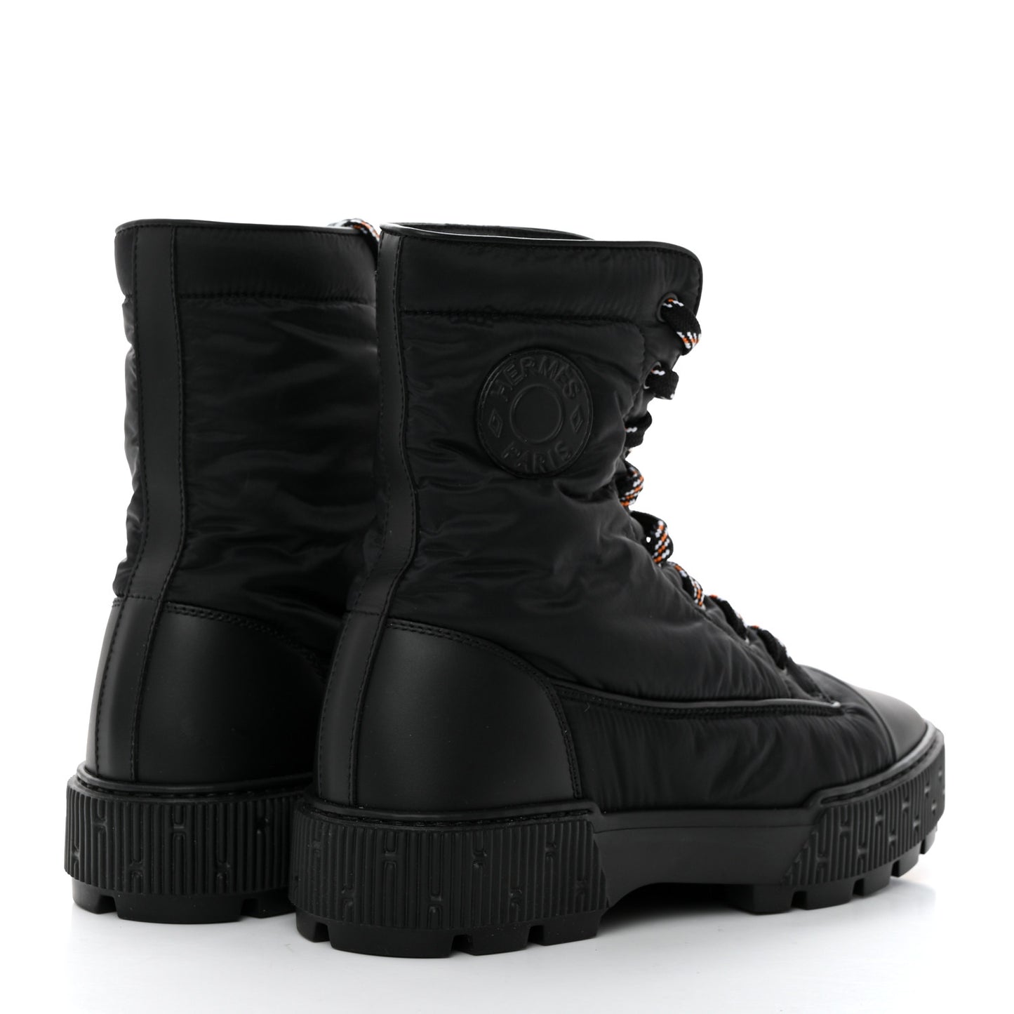 Calfskin Parachute Fresh Ankle Boots 37 Black