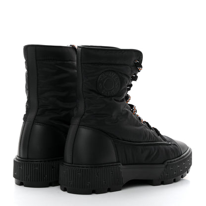 Hermes Calfskin Parachute Fresh Ankle Boots 37 Black 4 of 10