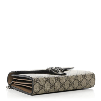 Gucci GG Supreme Monogram Mini Dionysus Chain Wallet Beige Taupe 4 of 10