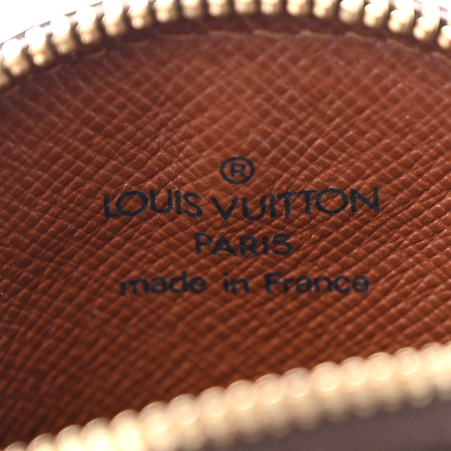 Monogram Round Coin Purse