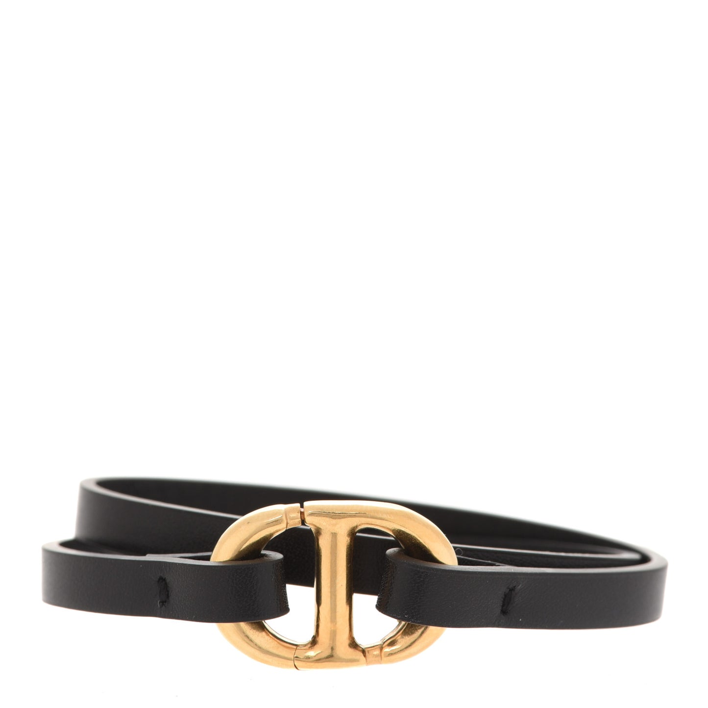 Calfskin CD Bracelet S Black