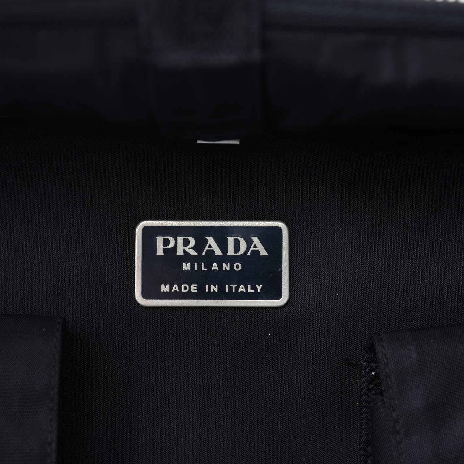 Prada Tessuto Nylon Travel Bag Black 13 of 14