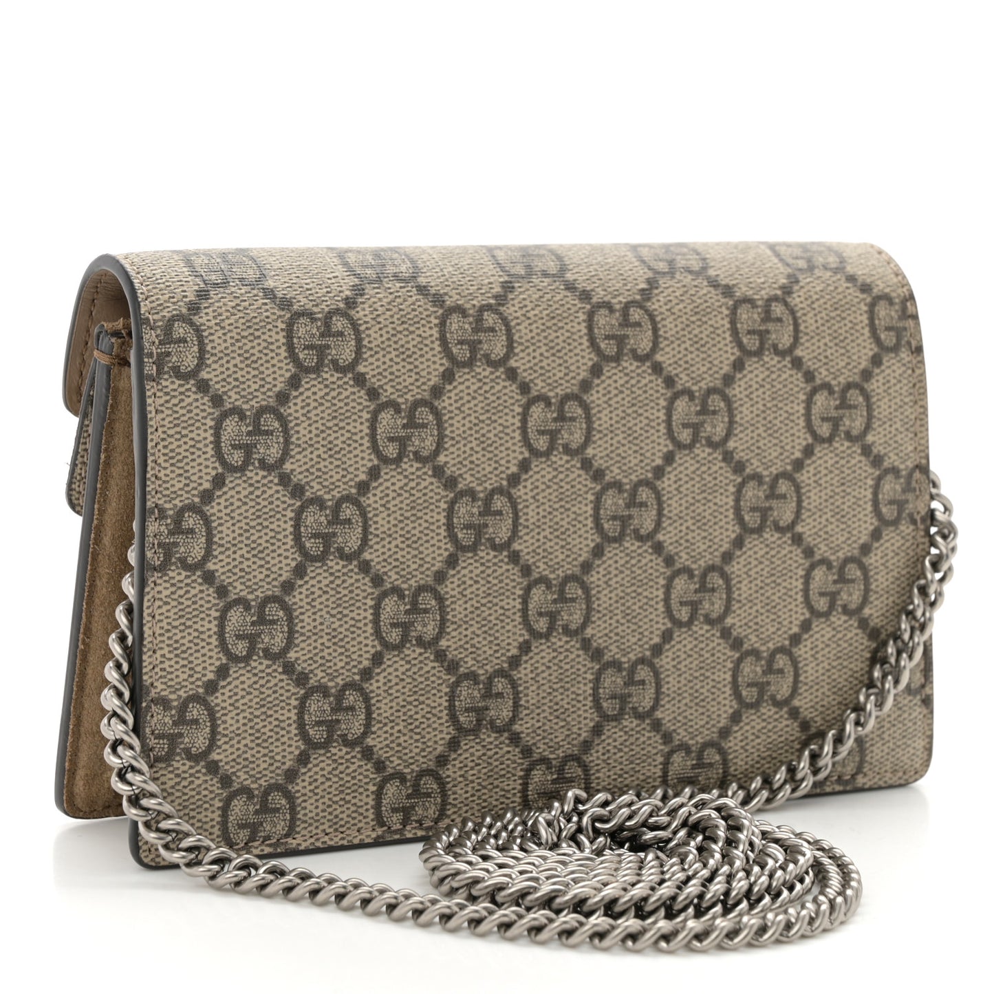 GG Supreme Monogram Super Mini Dionysus Shoulder Bag Taupe