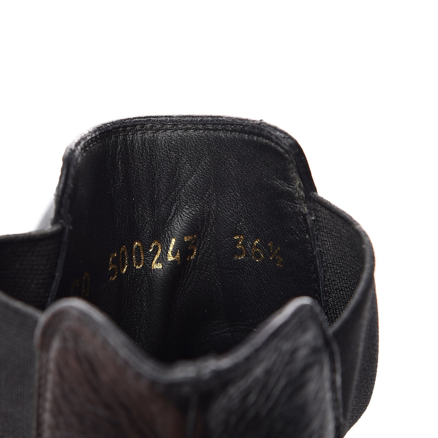 Calfskin Theo Chelsea Ankle Boots 36.5 Black