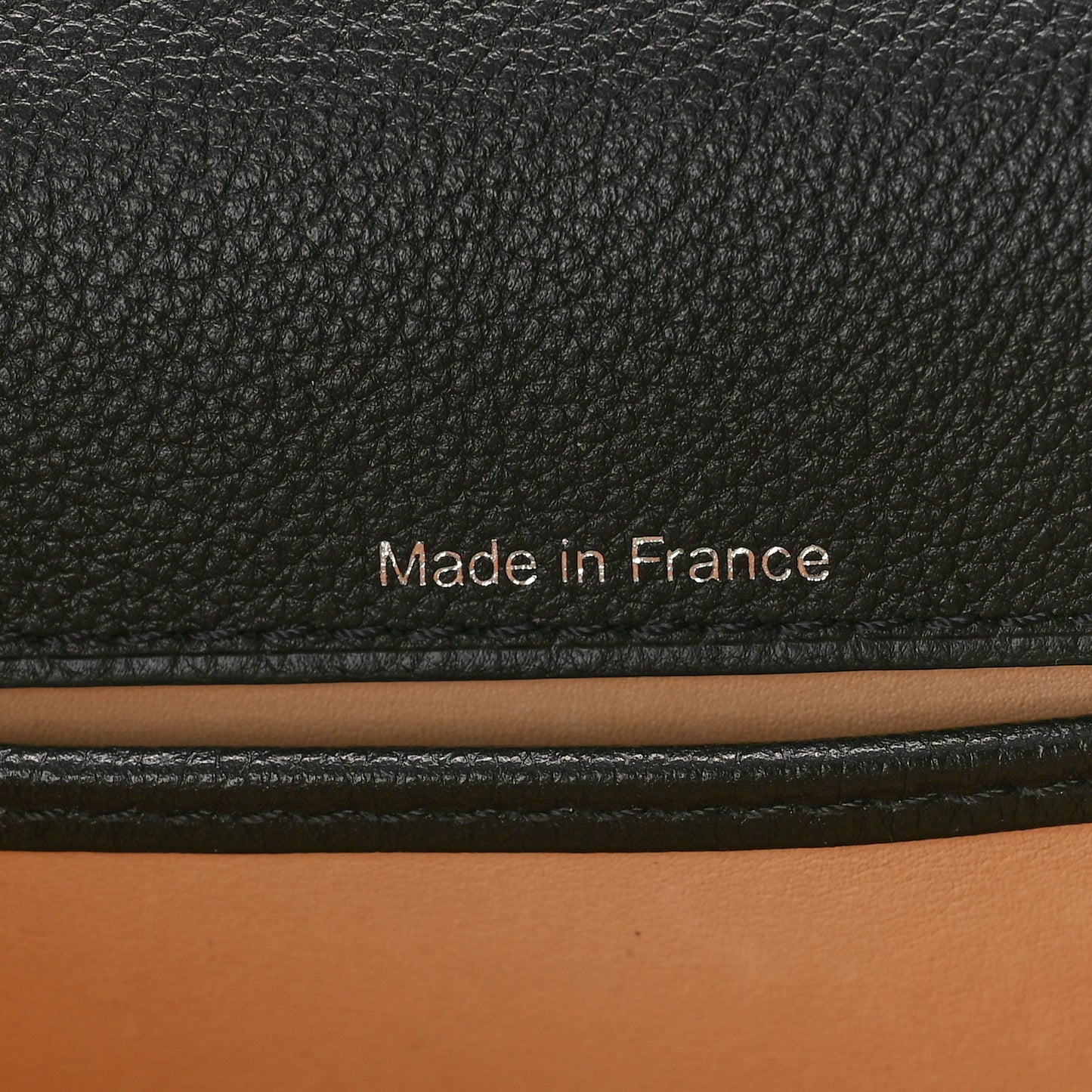 Grained Rodeo Calfskin Mini Brillant Black
