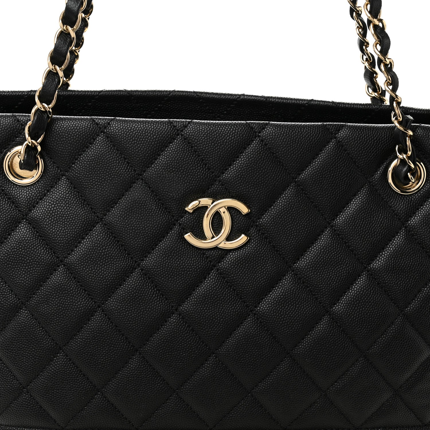 Chanel Caviar Quilted Rolled Up Tote Black 8 of 11