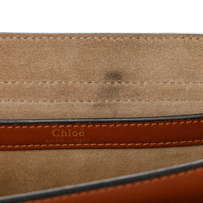 Chloe Calfskin Braided Medium Hudson Shoulder Bag Caramel 10 of 12