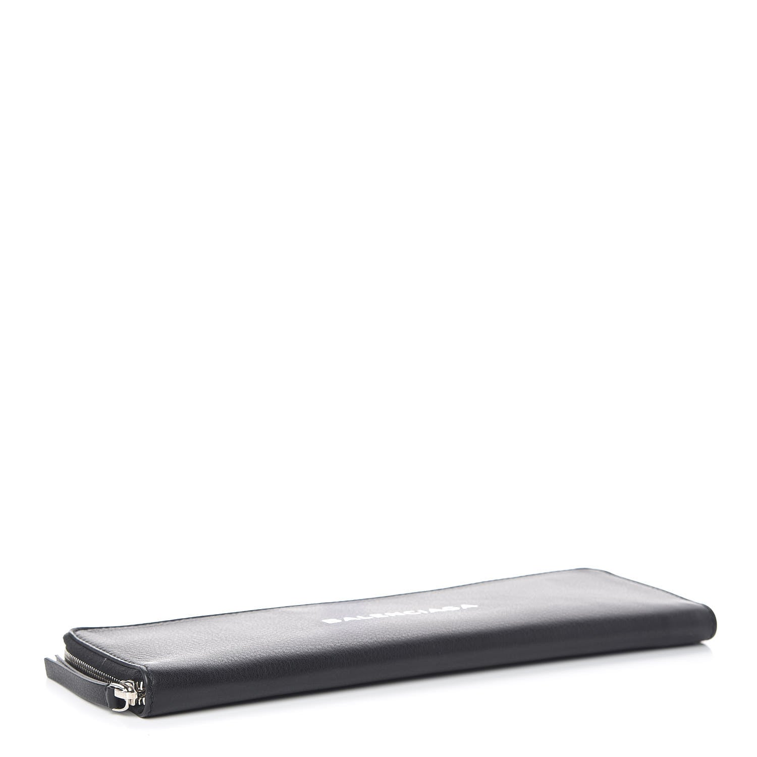 Balenciaga Calfskin Logo Long Clutch Black 4 of 7