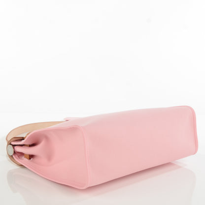 Hermes Vache Hunter Toile Herbag Zip 31 PM Rose Sakura 14 of 19