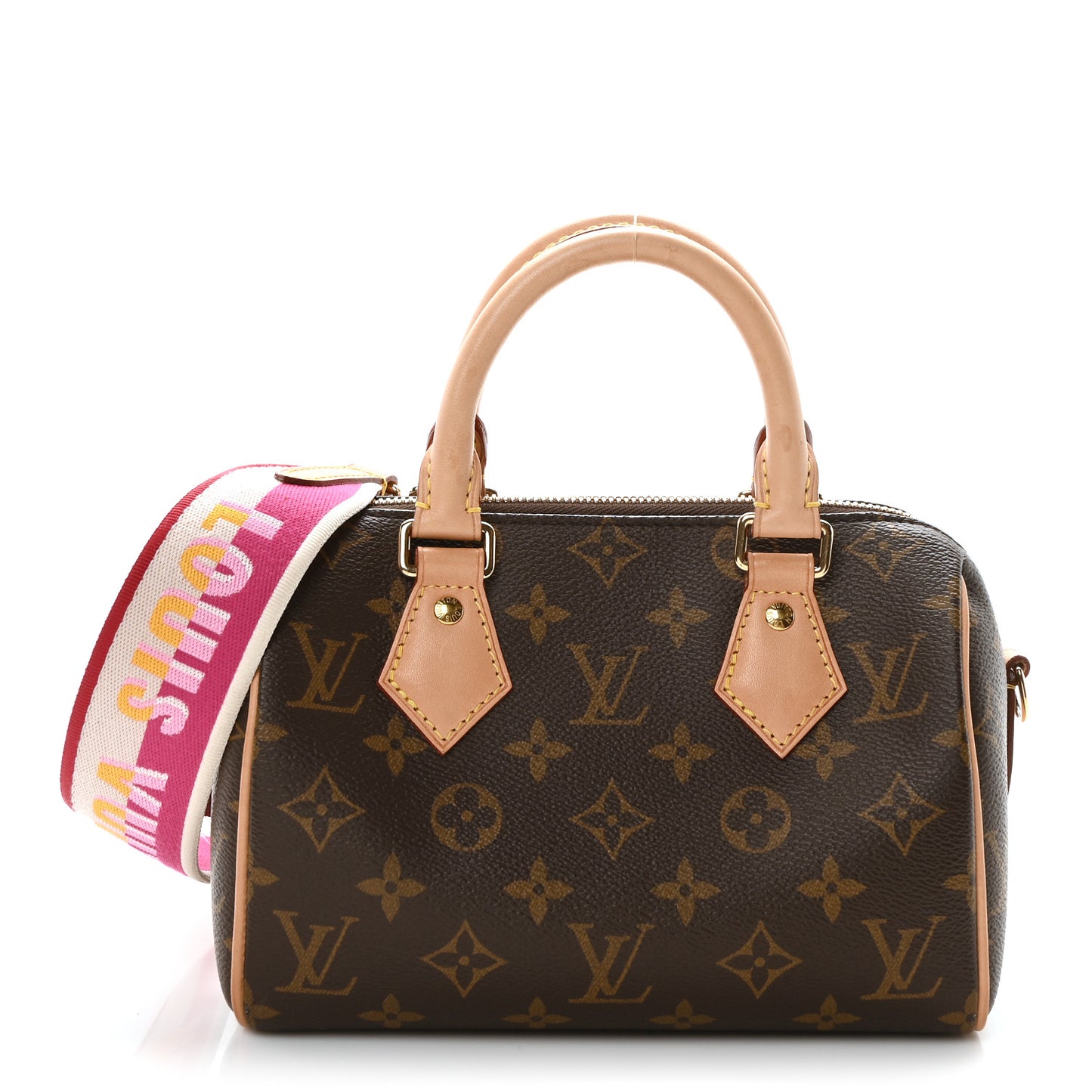 Monogram Speedy Bandouliere 20 Fuchsia
