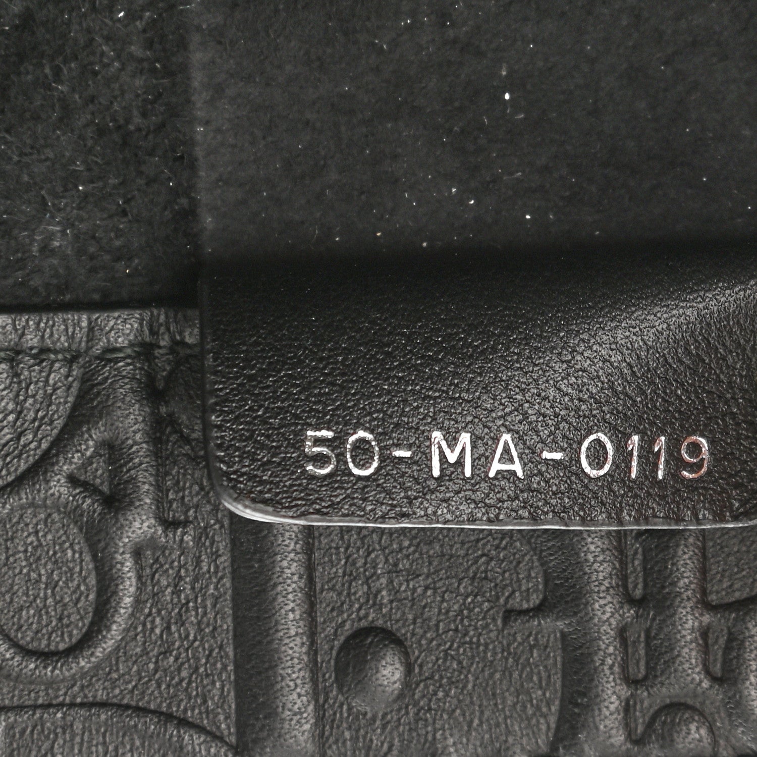 Christian Dior Oblique Calfskin Embossed Large Book Tote Black 7 of 8