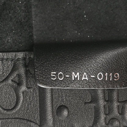 Christian Dior Oblique Calfskin Embossed Large Book Tote Black 7 of 8