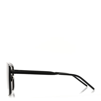 Saint Laurent Metal SL 364 Mask Sunglasses Black 2 of 6