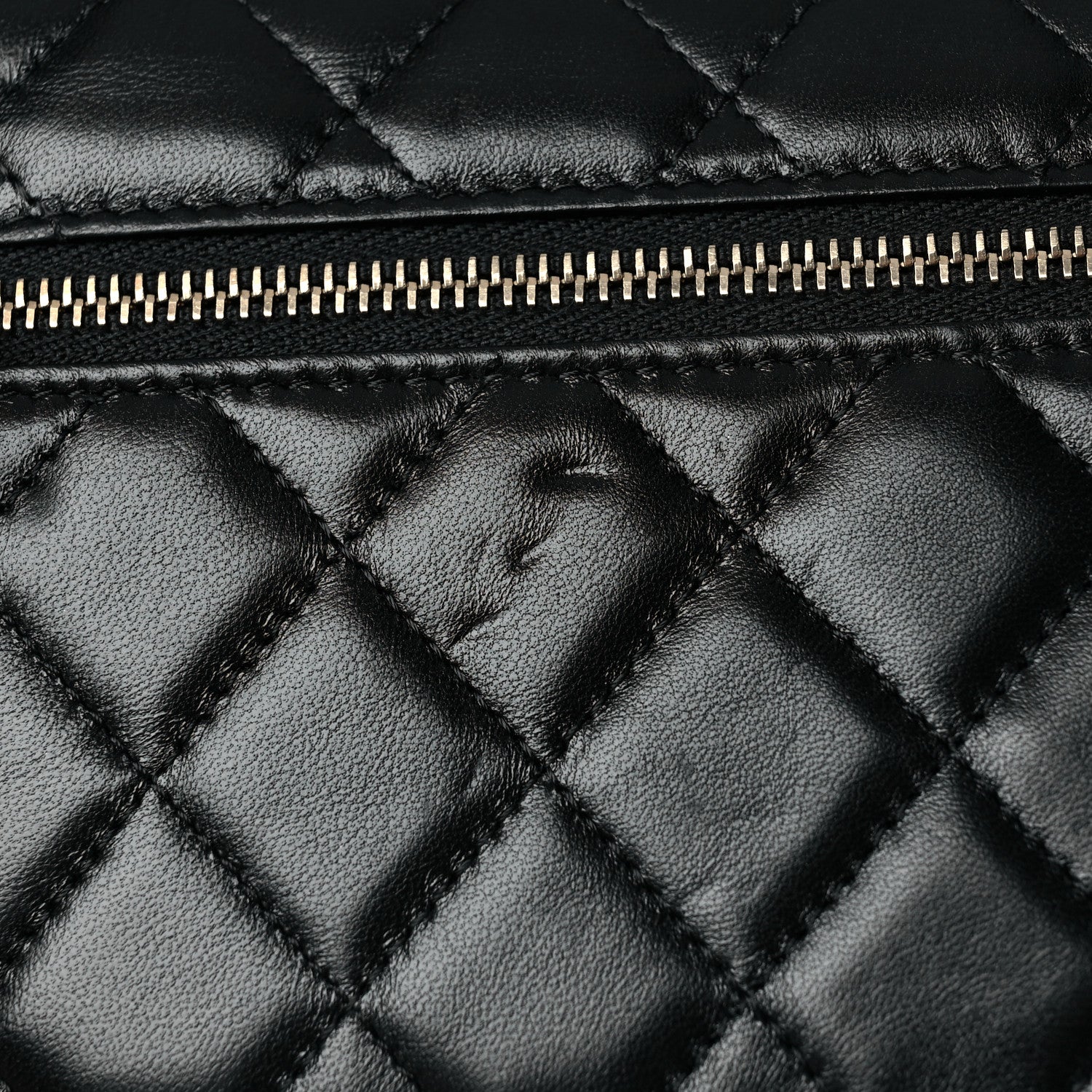 Chanel Lambskin Quilted Mini Trendy CC Wallet On Chain WOC Black 11 of 12