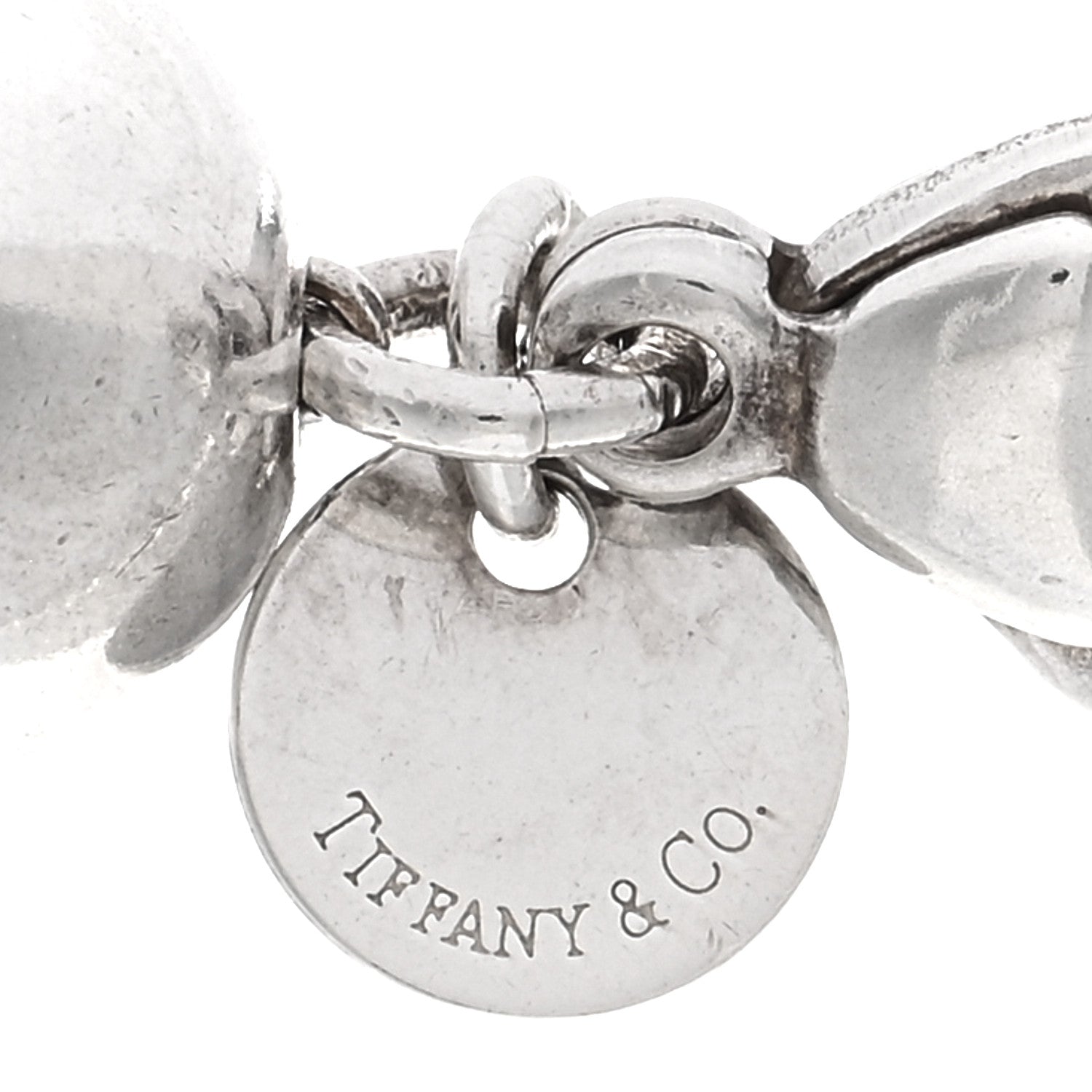 Tiffany Sterling Silver 10mm Hardwear Ball Necklace 4 of 4