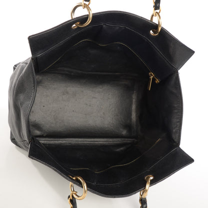 Chanel Caviar Quilted Grand Timeless Shopping Tote GTT Black 5 of 8