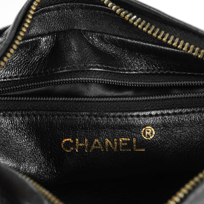 Chanel Lambskin Quilted Tassel Camera Case Black 6 of 7
