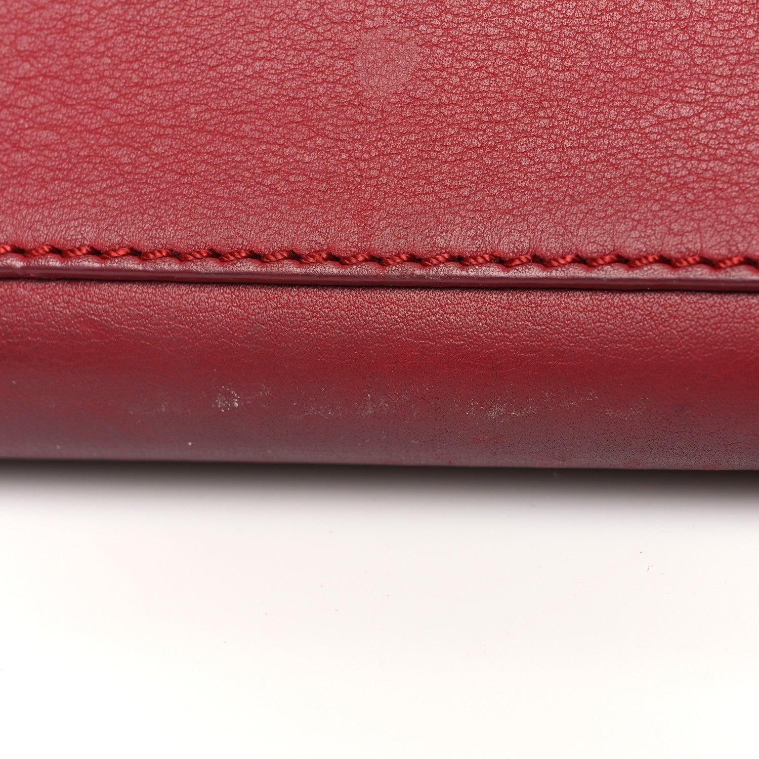 Celine Baby Grained Calfskin Medium Phantom Luggage Carmin 19 of 20
