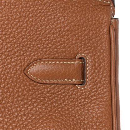 Hermes Taurillon Clemence Birkin 35 Gold 39 of 40
