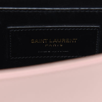 Saint Laurent Grain De Poudre Small Monogram Kate Satchel Pale Blush 7 of 12