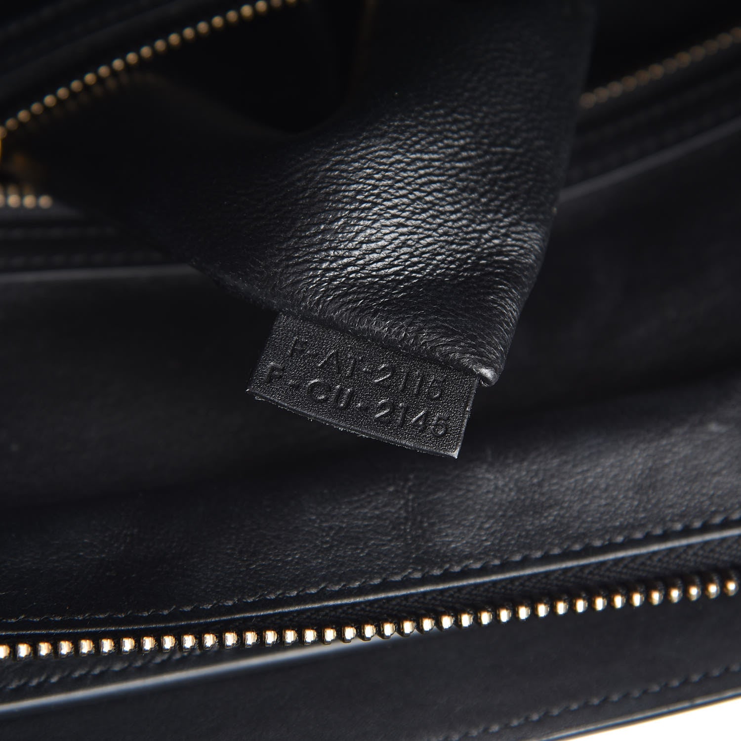 Celine Smooth Calfskin Micro Luggage Black 9 of 13