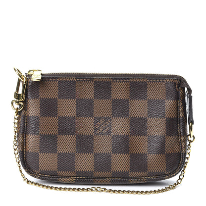 Louis Vuitton Damier Ebene Mini Pochette Accessories 1 of 8