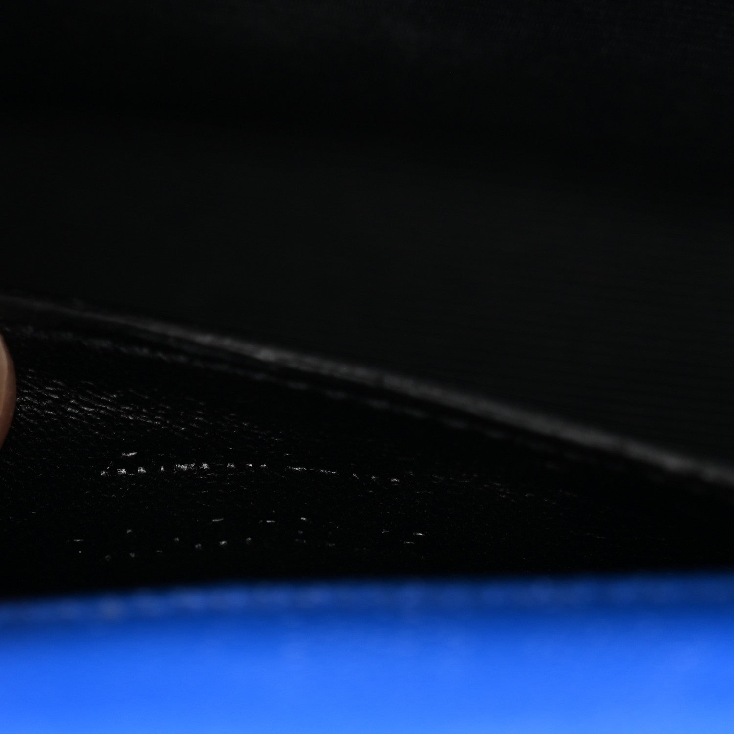 Saint Laurent Grain De Poudre Small Classic Monogram Kate Satchel Royal Blue 7 of 12