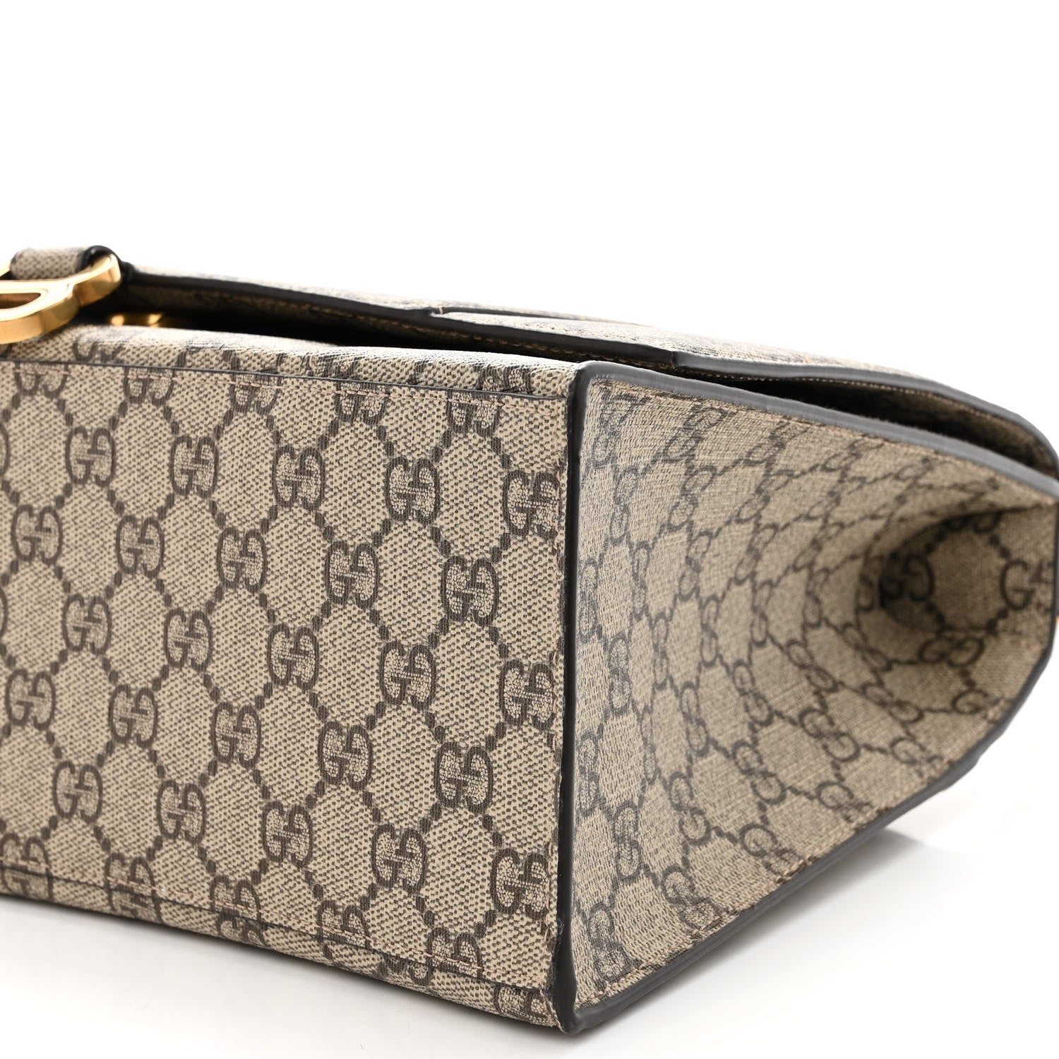 Balenciaga X GUCCI GG Supreme Monogram Medium Hourglass Top Handle Bag Beige Ebony 9 of 9